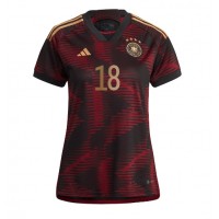 Camisa de Futebol Alemanha Jonas Hofmann #18 Equipamento Secundário Mulheres Mundo 2022 Manga Curta